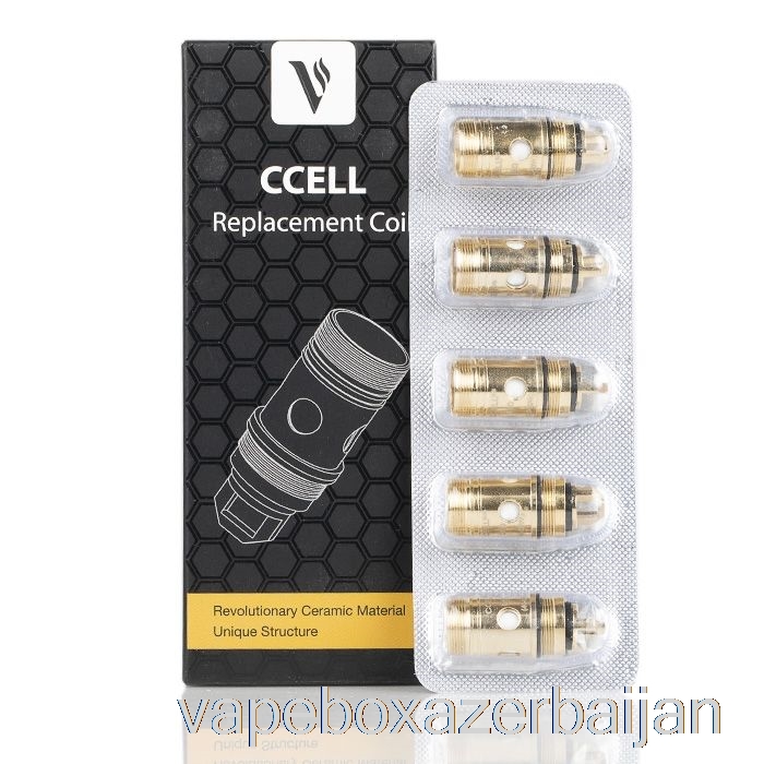 Vape Box Azerbaijan Vaporesso cCell Ceramic Replacement Coils 0.6ohm SS316L
